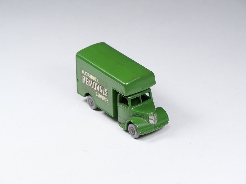 Thumbnail: MATCHBOX MOKO - 17-B - Bedford Removals Van - Vert - En boite