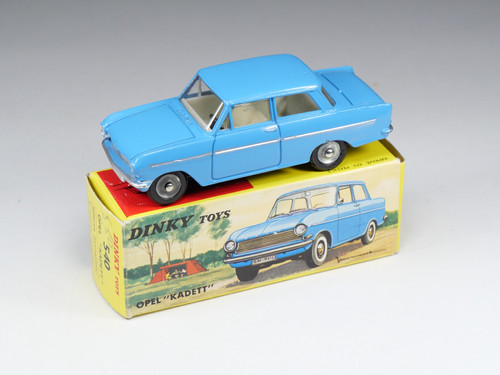 DINKY TOYS FRANCE - 540 - Opel Kadett Rare bleu soutenu - En boite