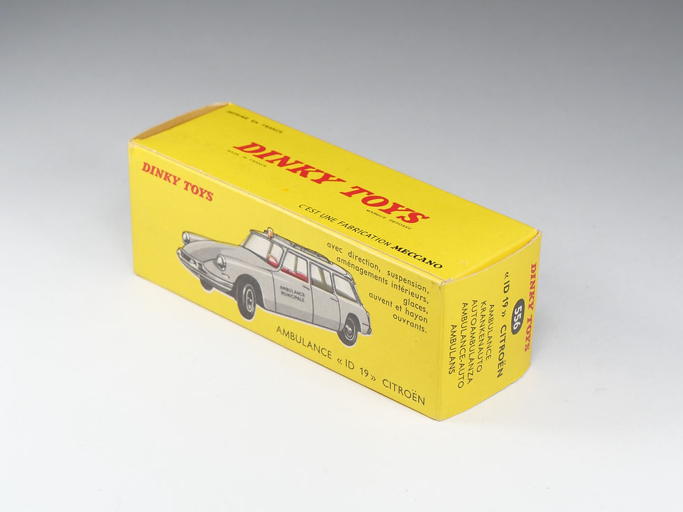 Miniature : DINKY TOYS FRANCE - 556 - Citroen ID 19 Ambulance - En boite