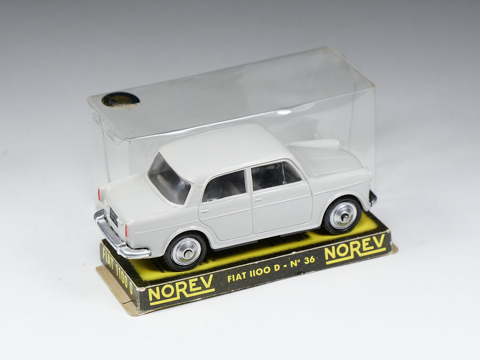 Miniature : NOREV - 36 - Fiat 1100 D - Gris clair - En boite