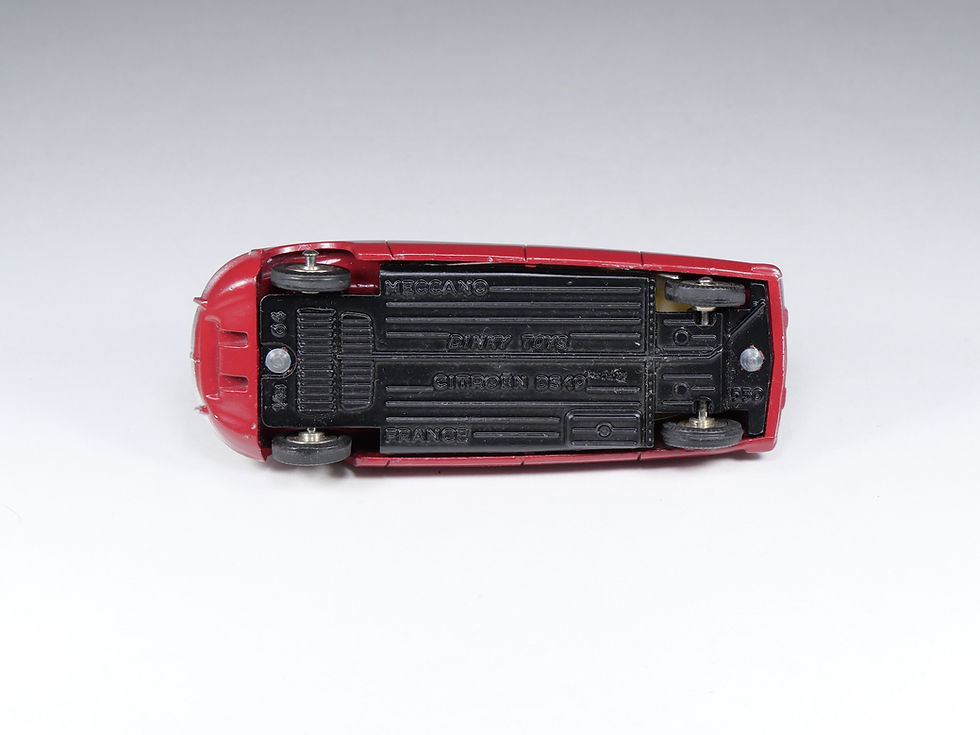 Miniatura: DINKY TOYS FRANCE - 530 - Citroen DS 19 - Rouge Bordeaux - En boite