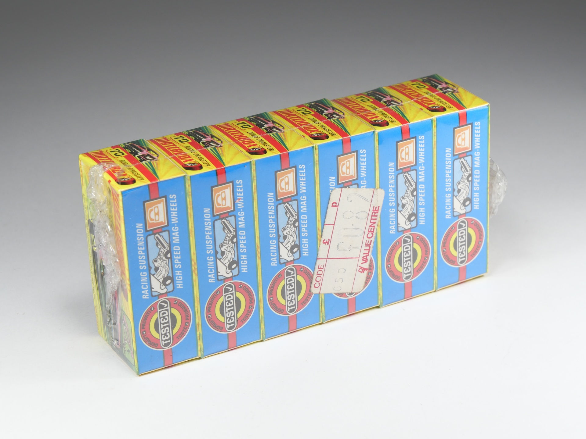 MATCHBOX SUPERFAST - 70 - Dodge Charger Dragster - Factory Sealed 6 Pack