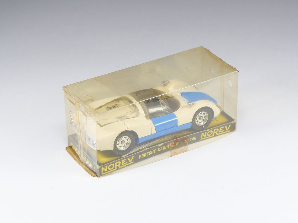 Thumbnail: NOREV - 149 - Porsche Carrera 6 - Blanc et bleu - En boite