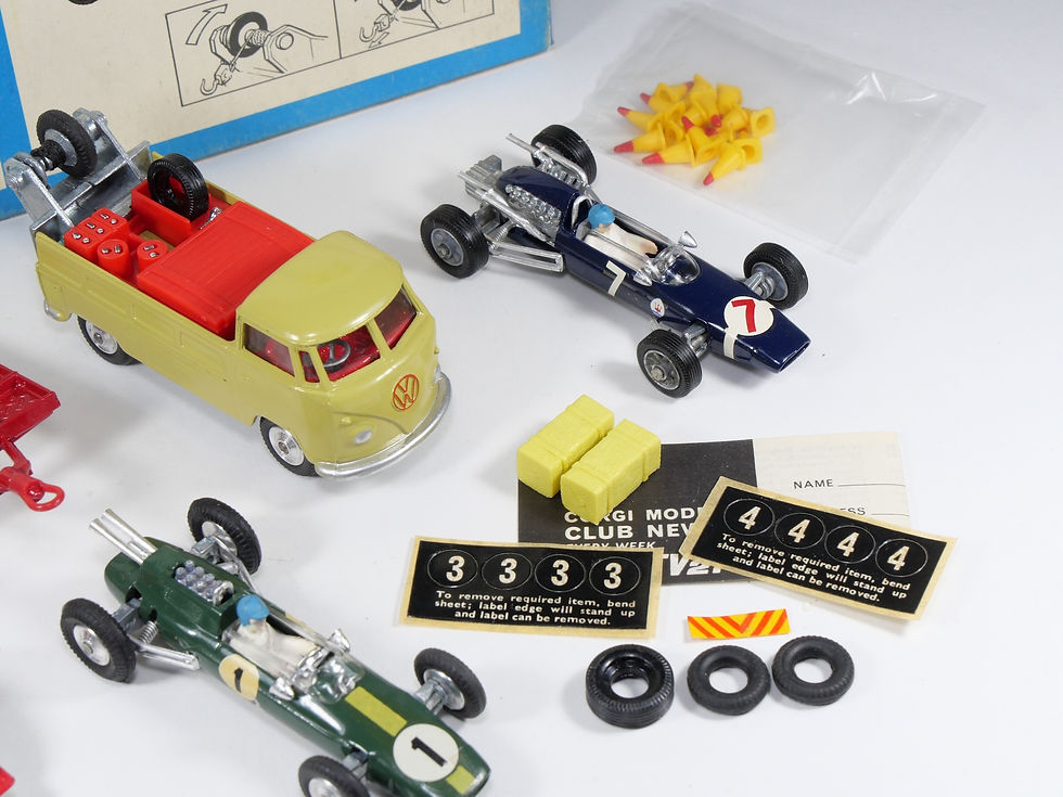 Thumbnail: CORGI - Gift Set 12 - Grand Prix Racing Set - VW / Maserati / Lotus / Porsche