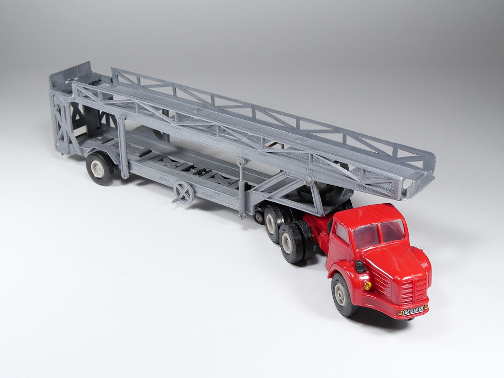 Thumbnail: NOREV - 95 - Tracteur Berliet TBO 15 - Transporteur - Rouge - 1/43