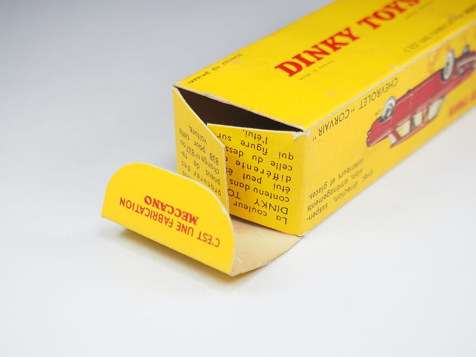 Thumbnail: DINKY TOYS FRANCE - 552 - CHEVROLET CORVAIR - VERSION TARDIVE - 1/43