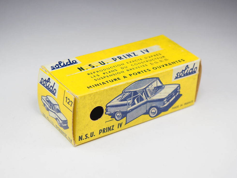 Miniatura: SOLIDO - 127 - NSU Prinz IV - Gris métal - En boite