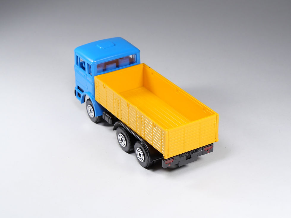 Miniature : NOREV - 124 - Mercedes LP 2223 Benne - Bleu et Orange - En boite