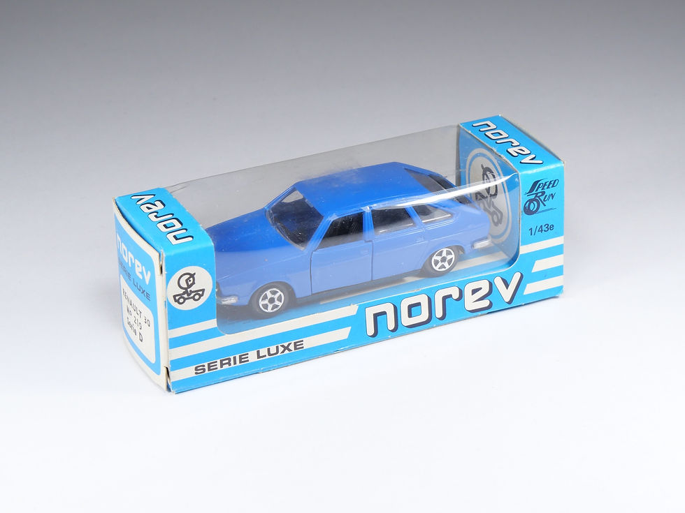 Thumbnail: NOREV - SÉRIE LUXE / PLASTIGAM - 219 - Renault 30 TS - Bleu - En boite