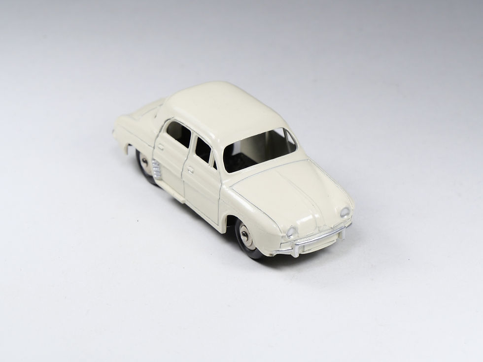 Miniatura: DINKY TOYS FRANCE - 24E - Renault Dauphine - Ivoire - Magnifique - En boite
