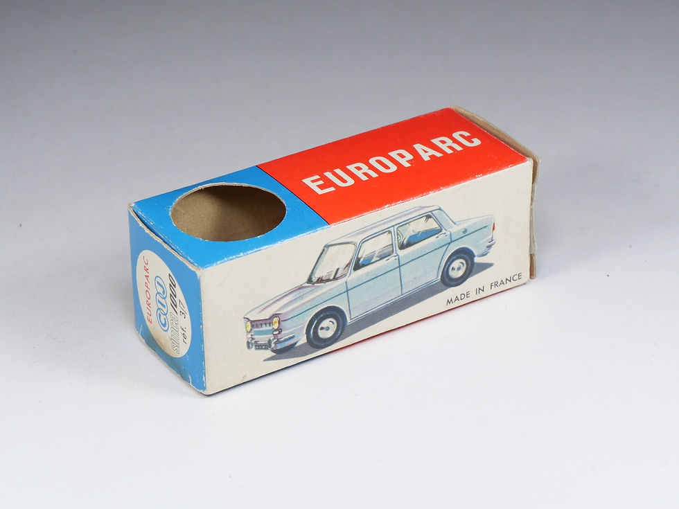 Thumbnail: CIJ - 3/7 - Simca 1000 - Rouge framboise - En boite