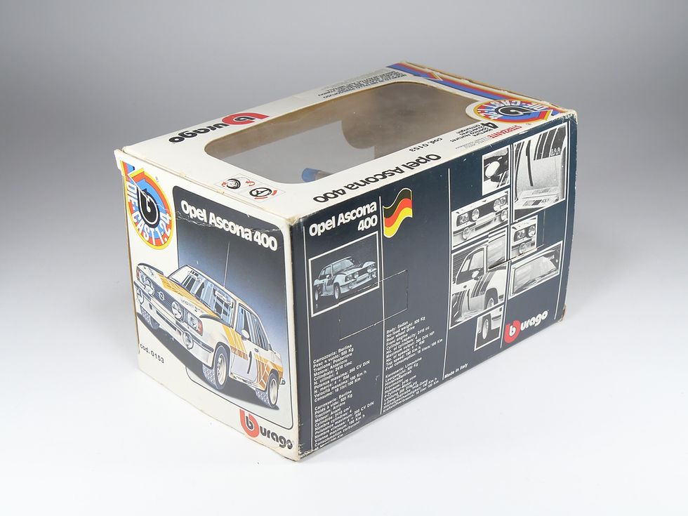 Miniatura: BBURAGO - 153 - Opel Ascona - Politi - En boite