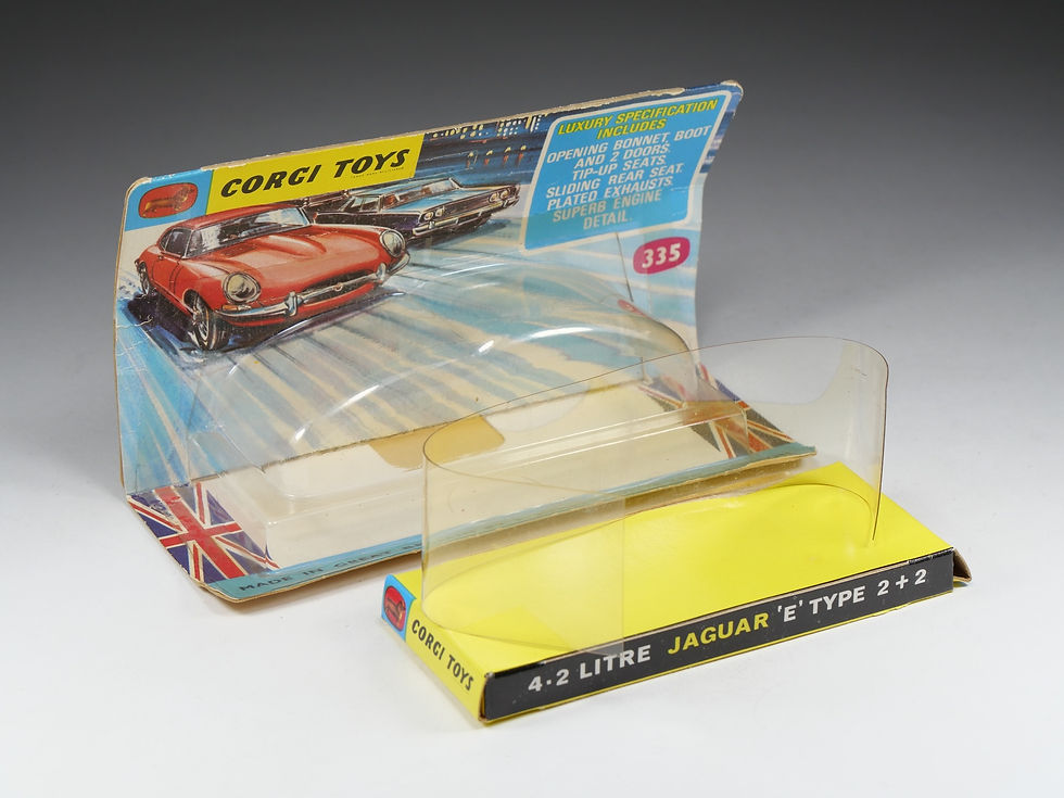 Thumbnail: CORGI - 335 - Jaguar ‘E’ Type - Rouge foncé - En boite