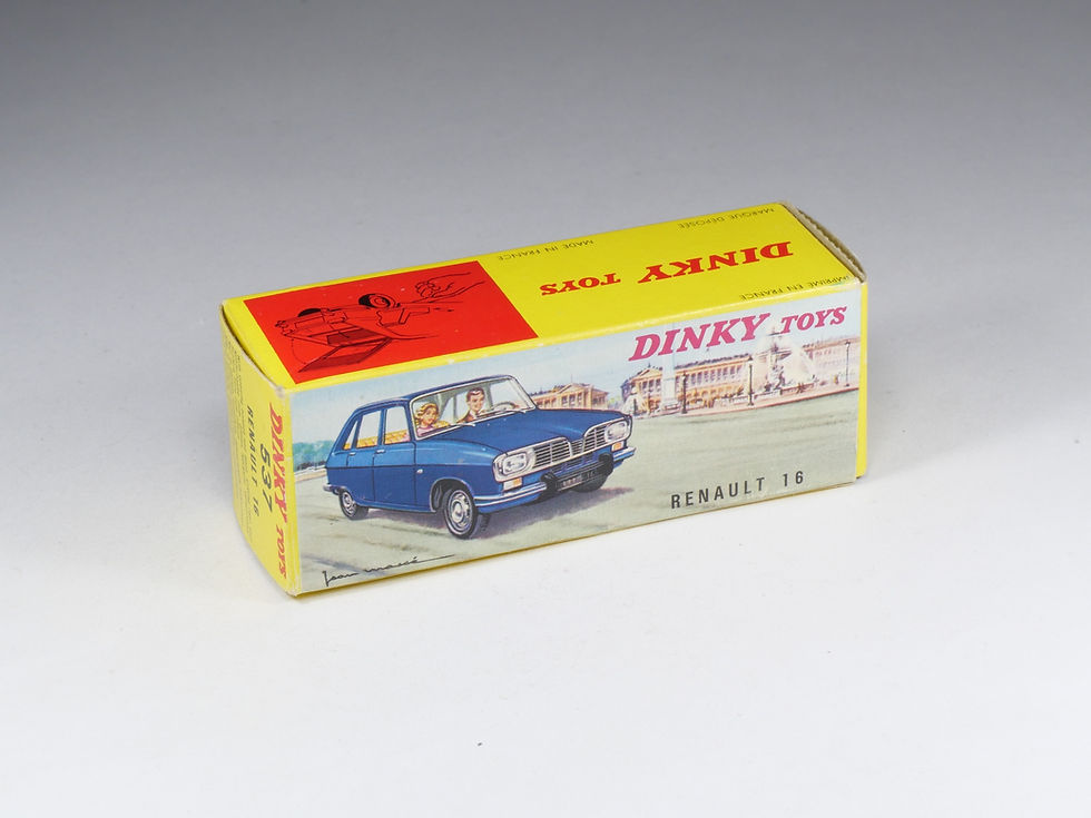 Miniature : DINKY TOYS FRANCE - 537 - Renault 16 - Gris métal - En boite