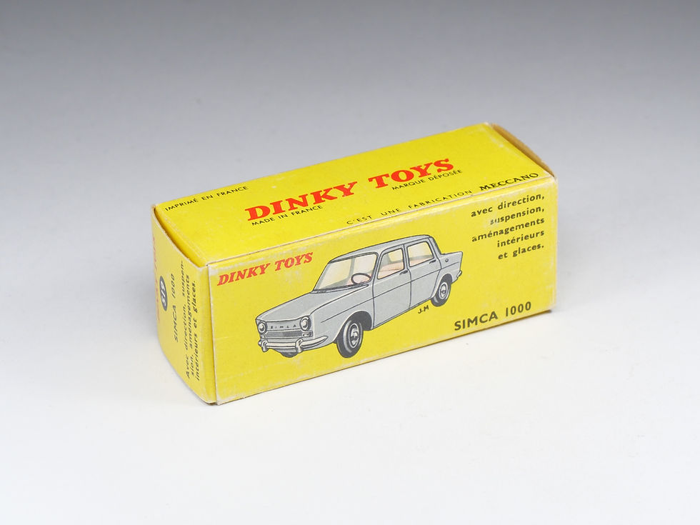 Thumbnail: DINKY TOYS FRANCE - 519 - Simca 1000 Version tardive jantes aluminium - En boite