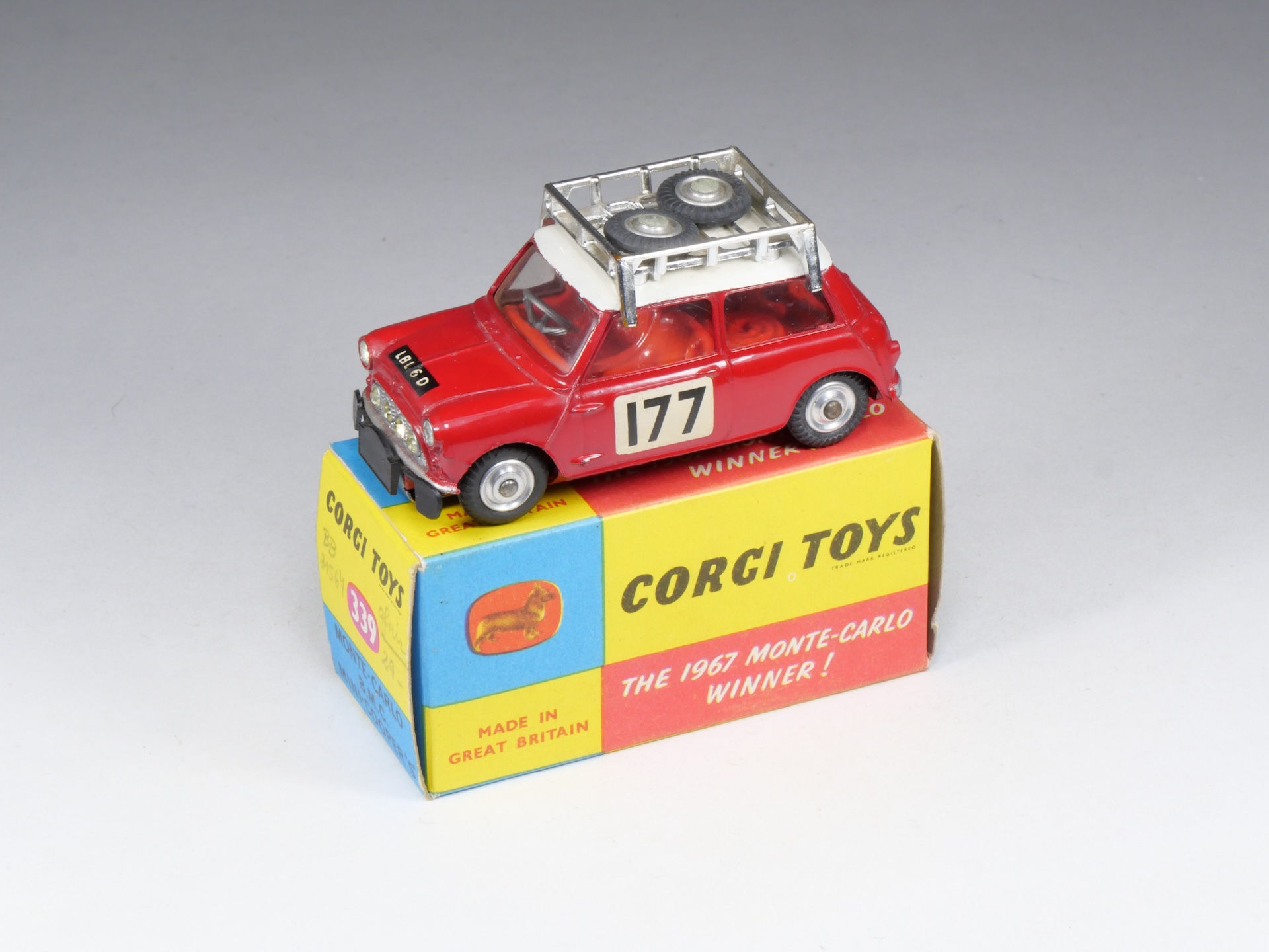 CORGI - 339 - Monte Carlo BMC Mini Cooper S - Spun Hubs - En boite