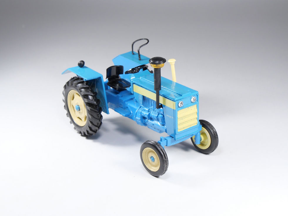 Thumbnail: MILTON MAXWELL INDIA - 1/24 - Swaraj 735 Tractor - Bleu et crème - En boite
