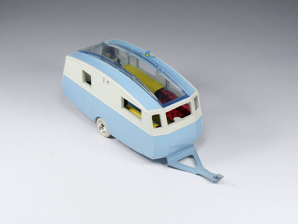Thumbnail: CIJ Europarc - 3/27 T - Caravane Camping Notin - Bleu ciel - En boite