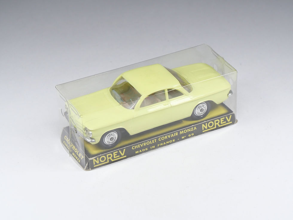 Thumbnail: NOREV - 69 - Chevrolet Corvair Monza - Jaune pale -  En boite