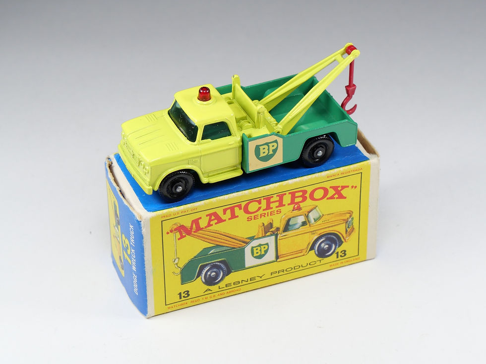 MATCHBOX - 13-D - Dodge Wreck truck - En boite