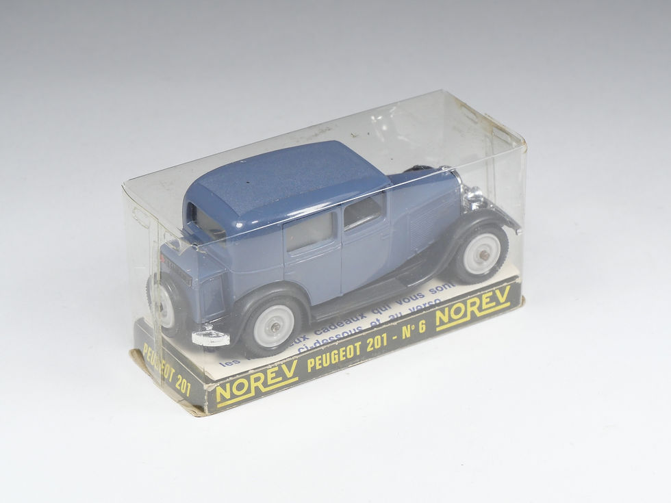 Miniature : NOREV - 6 - Peugeot 201 - Gris foncé - En boite