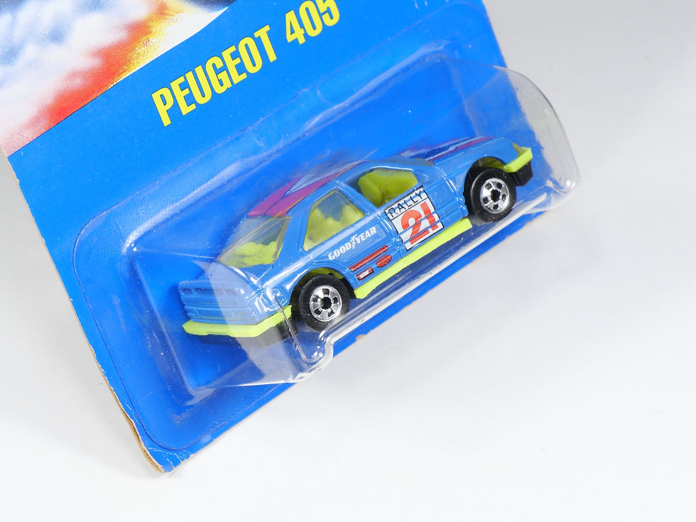 Miniatura: HOT WHEELS - 3204 - Peugeot 405 - Blackwall BW - 1990 - MOC
