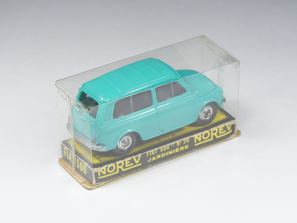 Thumbnail: NOREV - 20 - Fiat 500 Jardinière - Turquoise - En boite