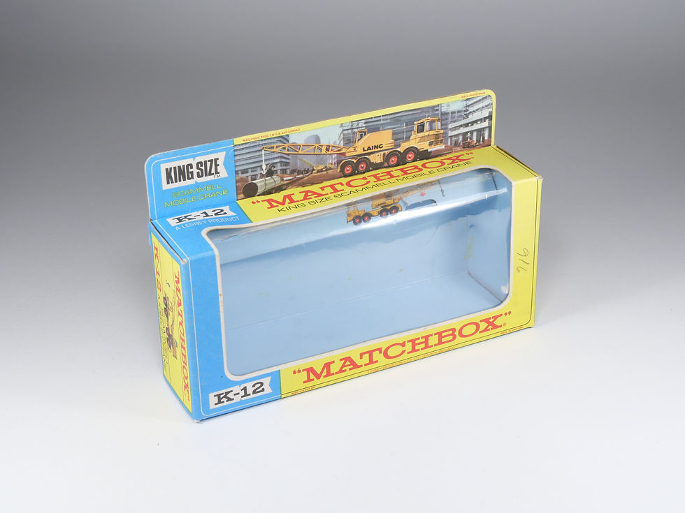 Thumbnail: MATCHBOX - KING SIZE - K-12 - Scammel Mobile Crane - Laing - En boite