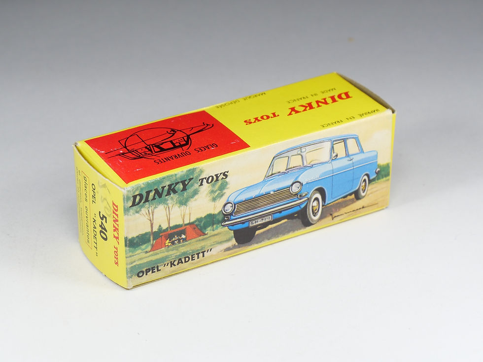 Thumbnail: DINKY TOYS FRANCE - 540 - Opel Kadett  Rare bleu soutenu - En boite