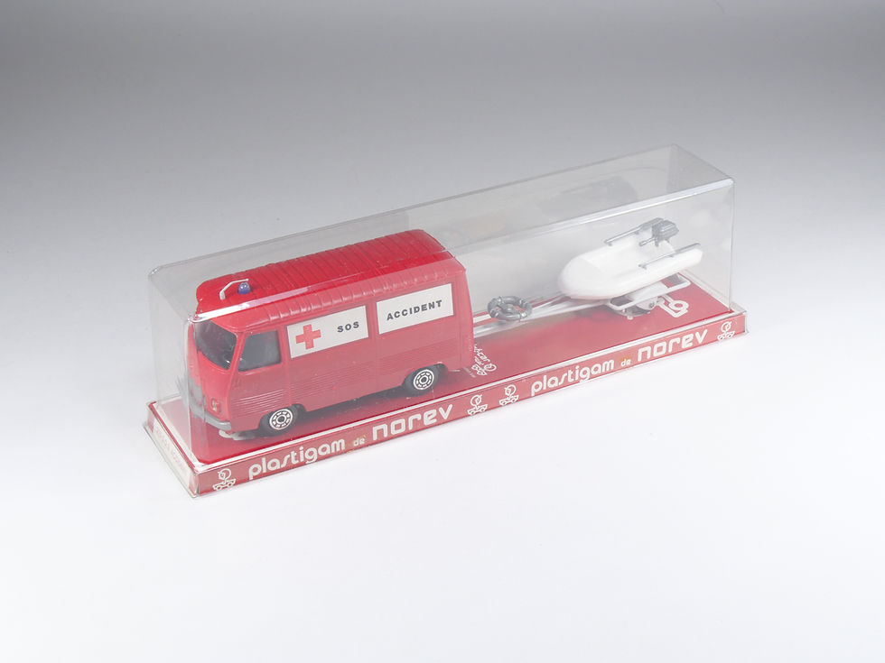 Miniature : NOREV - 210 - Coffret SOS Accident Peugeot J7 et Zodiac - En boite