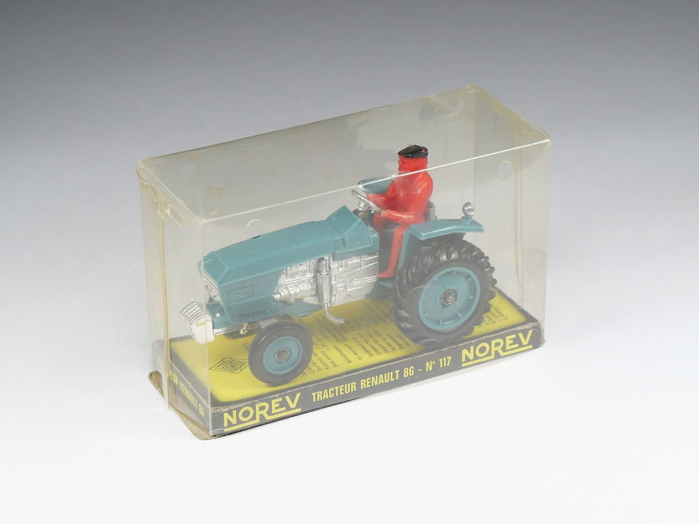 Miniature : NOREV - 117 - Tracteur Renault 86 R86 - Bleu Canard - En boite