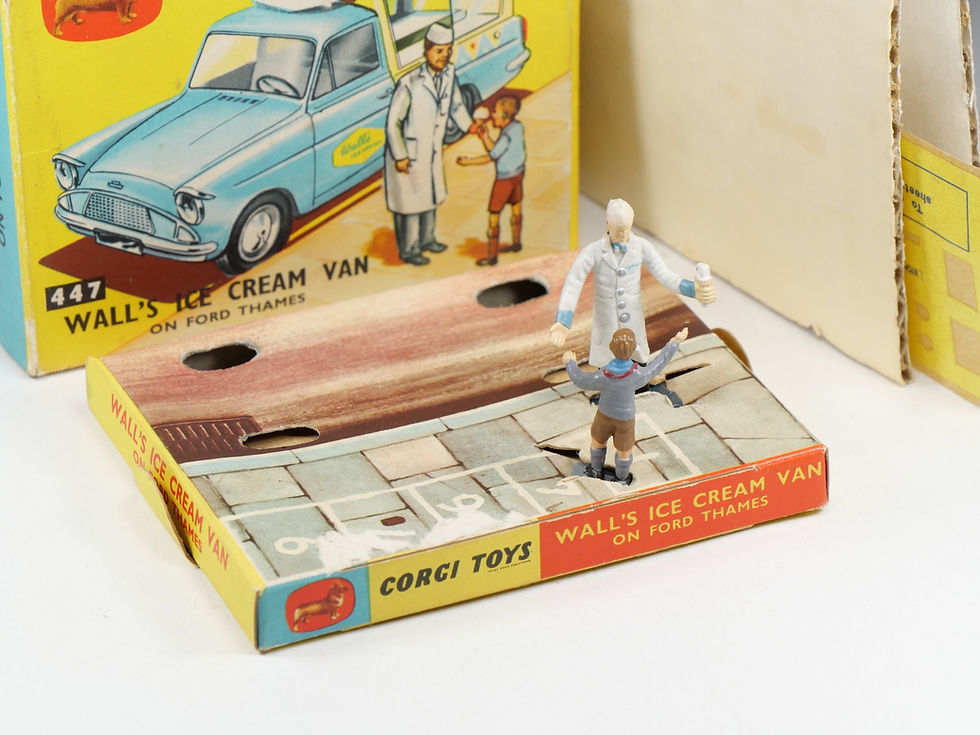 Miniatura: CORGI TOYS - 447 - Ford Thames - Wall’s Ice Cream Van - En boite