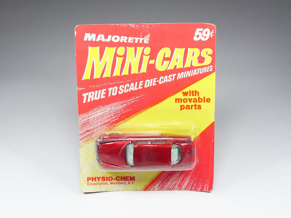 MAJORETTE - USA - 213 / MC15 - Citroen DS 21 - Rouge métal - En Lister USA