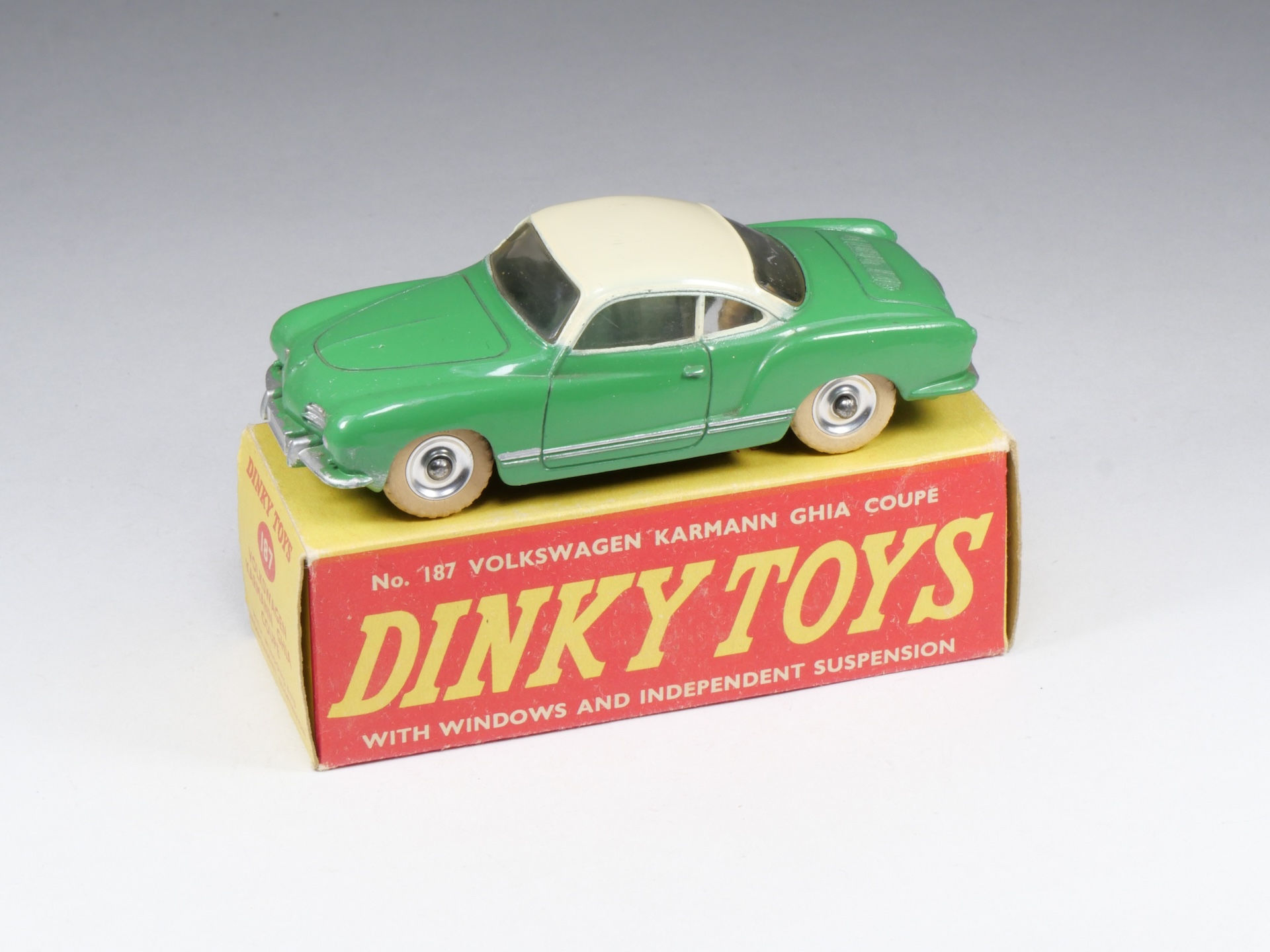 DINKY TOYS ENGLAND - 187 - Volkswagen Karmann Ghia Coupé - Vert - En Boite