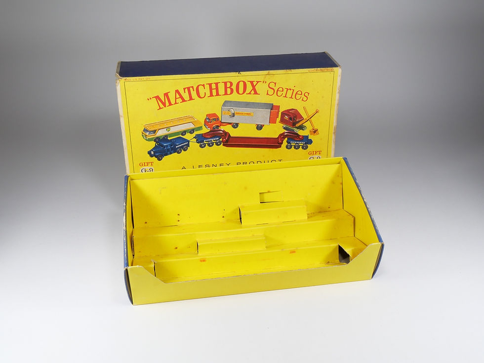 Thumbnail: MATCHBOX MAJOR - G-9 - Gift Set - M1 BP Leyland / M2 Bedford / M4 Ruston / ...