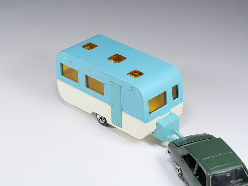 Miniature : NOREV - 229 - Peugeot 504 Avec Caravane - En Boite
