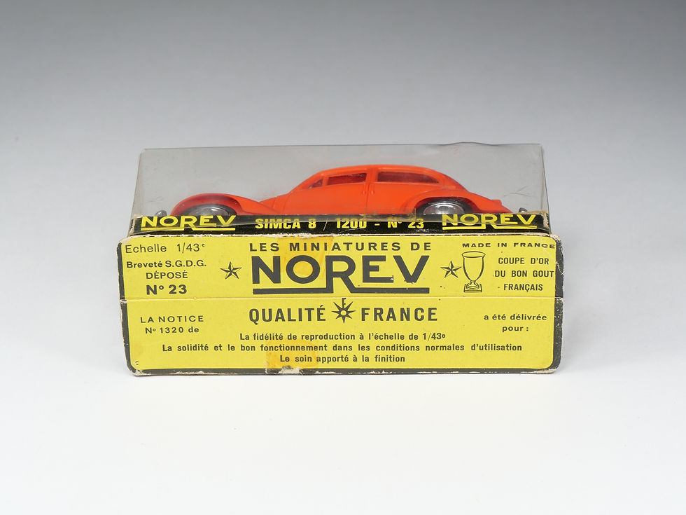 Thumbnail: NOREV - 23 - Simca 8 1200 - Orange - En boite