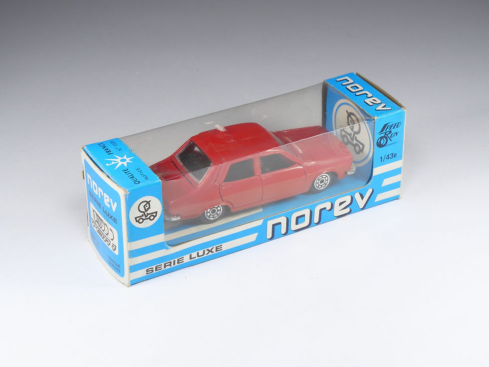 Thumbnail: NOREV - SÉRIE LUXE / PLASTIGAM - 140 - Renault 12 - Rouge - En boite