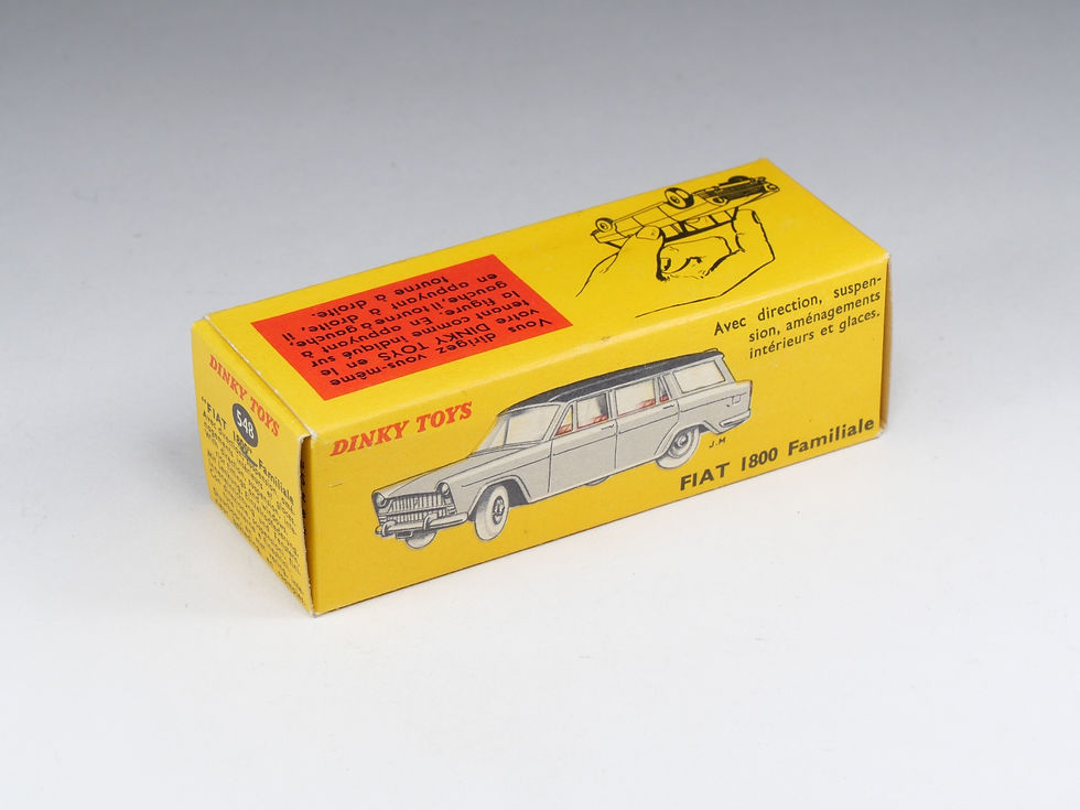 Thumbnail: DINKY TOYS FRANCE - 548 - Fiat 1800 Familiale - En boite