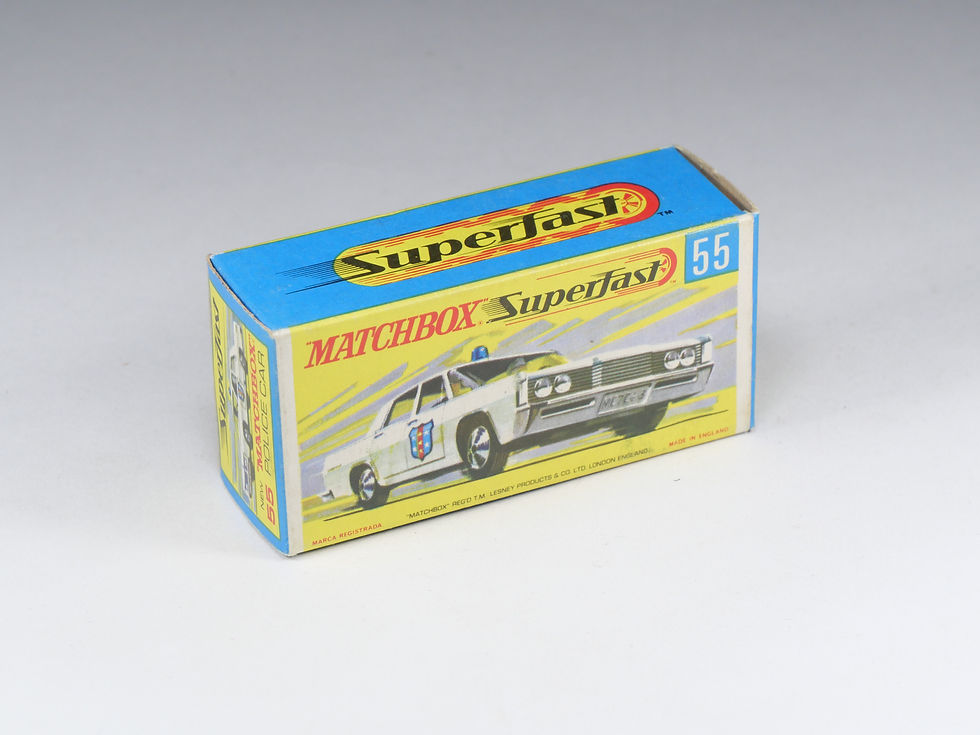 Thumbnail: MATCHBOX SUPERFAST - 55 - Mercury Police Car - En boite