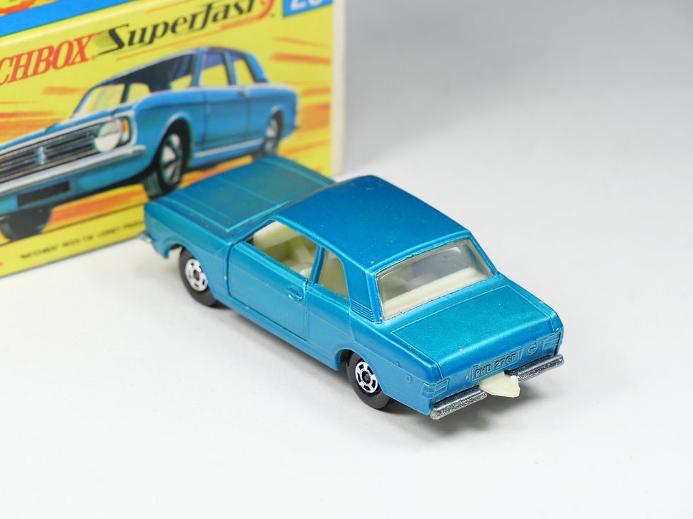 Thumbnail: MATCHBOX - SUPERFAST - 25 - Ford Cortina - Bleu métal - En boite