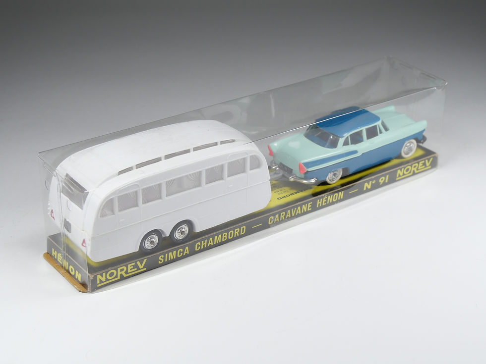 Thumbnail: NOREV - 91 - Simca Chambord et Caravane Henon -En boite