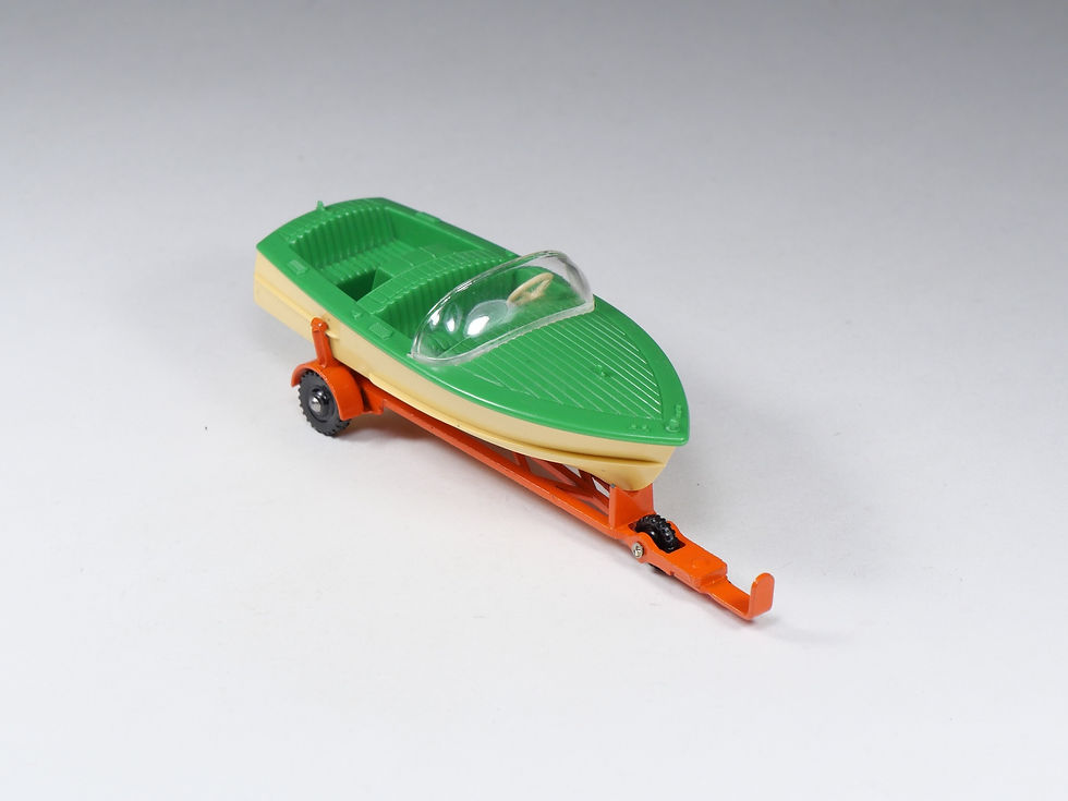 Thumbnail: DINKY TOYS ENGLAND - 796 - Healey Sports Boat on Trailer - En boite