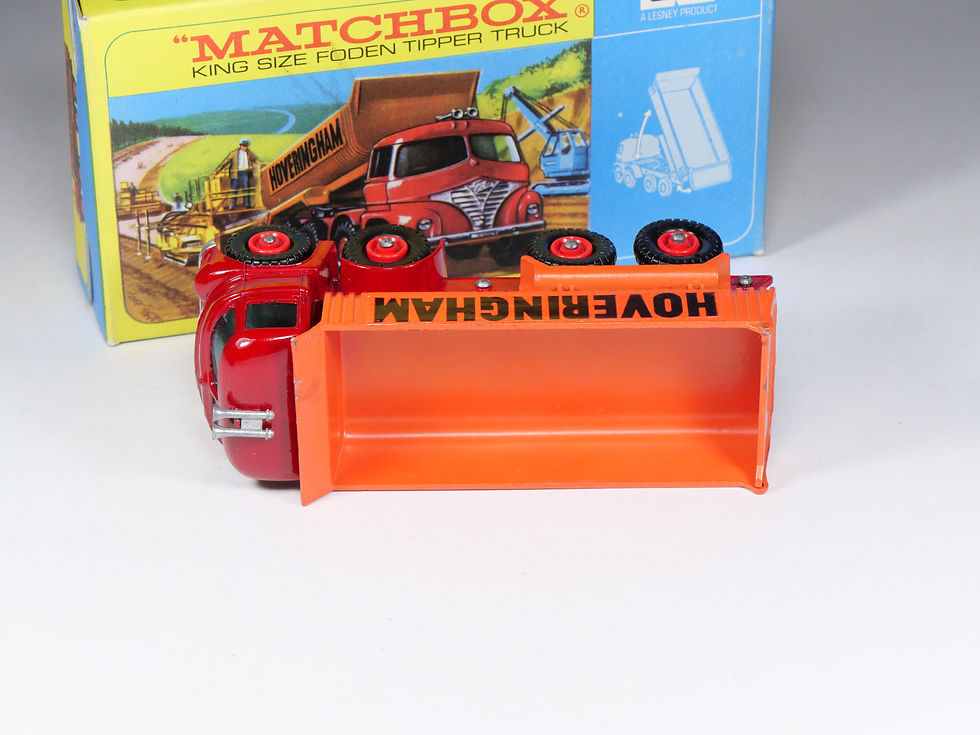 Thumbnail: MATCHBOX - KING SIZE - K-1 - Foden Tipper Truck Hoveringham - En boite