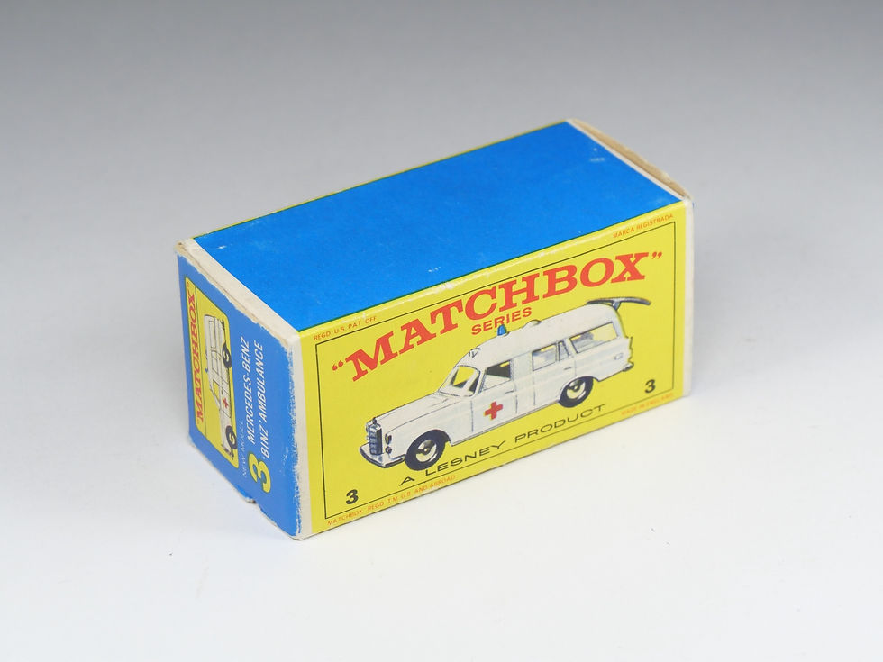 Thumbnail: MATCHBOX - 3-C - Mercedes Benz ‘Binz’ Ambulance - En boite
