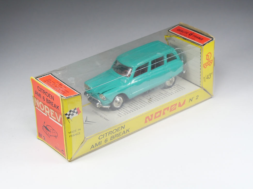 Thumbnail: NOREV - 2 - Citroen Ami 6 Break - Vert Turquoise - En boite