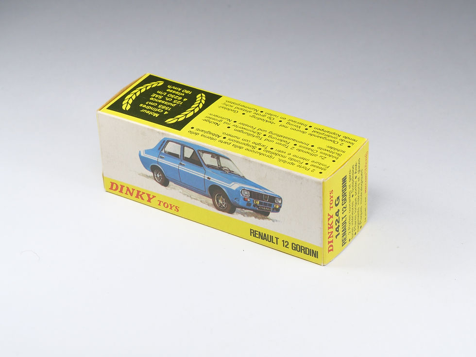 Thumbnail: DINKY TOYS FRANCE - 1424 G - Renault 12 Gordini - En boite