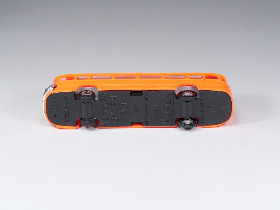 Thumbnail: NOREV - 1/86 - Microminiatures - 528 - Micro Car Autocar Saviem SC1 - Orange Flu