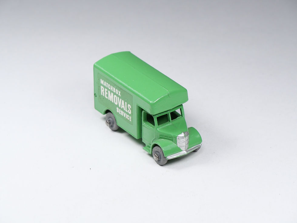 Thumbnail: MATCHBOX MOKO - 17-A - Bedford Removals Van - Vert - En boite