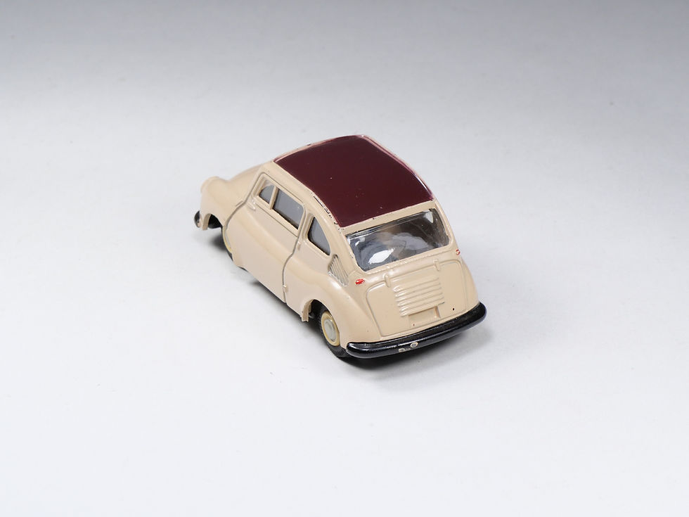 Miniature : ATC ASAHI - Model Pet - 3 - Subaru 360 - rosée toit marron - 1/43